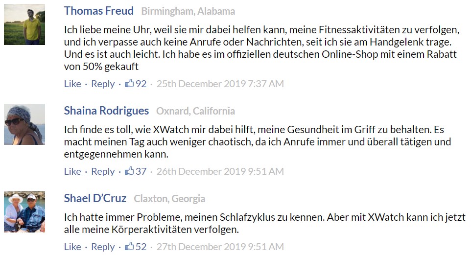 Xwatch Germany Testimonials Smooth