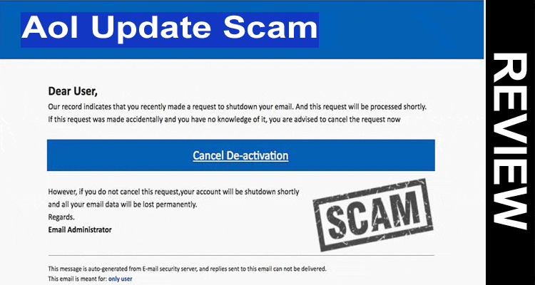 Aol Update Scam {Oct 2020} Aol Scam Mail – Be Alert!