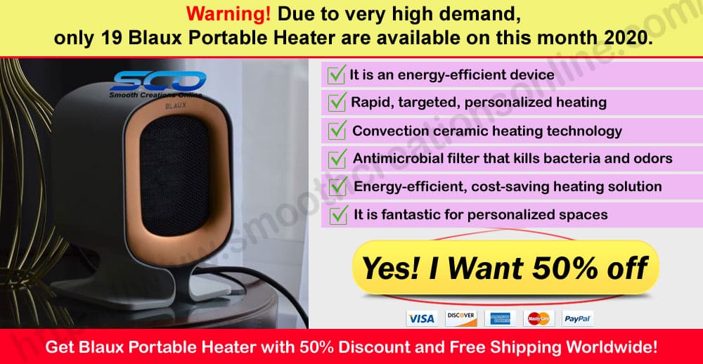 Blaux Portable Heater Reviews Where to Buy on Smooth