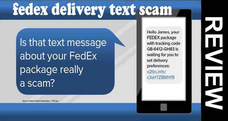 FedEx Delivery Text Scam 2020