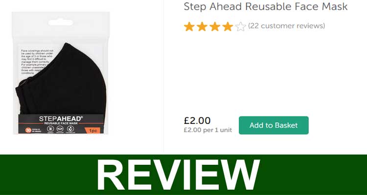 Step Ahead Reusable Face Mask Review 2020