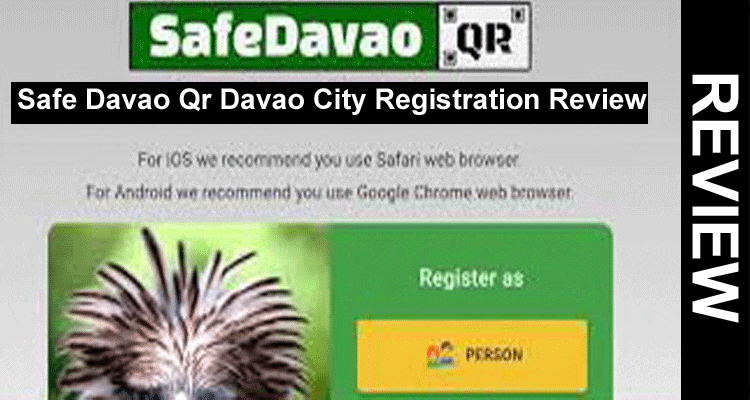 Safe Davao Qr Davao City Com Registration {Dec} Register