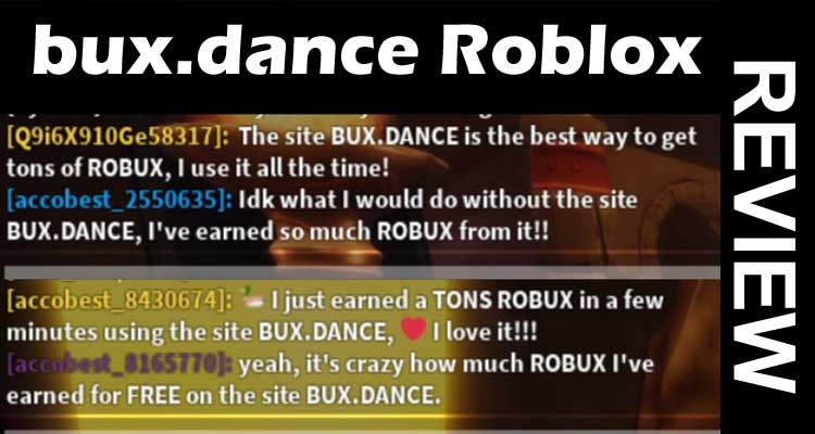 bux.dance Roblox 2020.