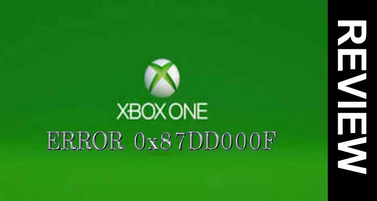 Xbox Error 0x87dd000f 2021