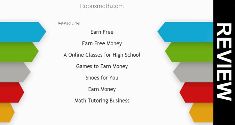 Robuxmath.com 2021
