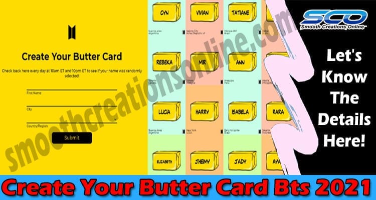 Create Your Butter Card Bts (April 2021) Checkout Now!